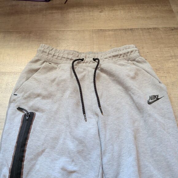 NIKE SPORTSWEAR MODERN TECH FLEECE SWEATPANTS JOGGERS GREY WOMENS Small S - Picture 2 of 7